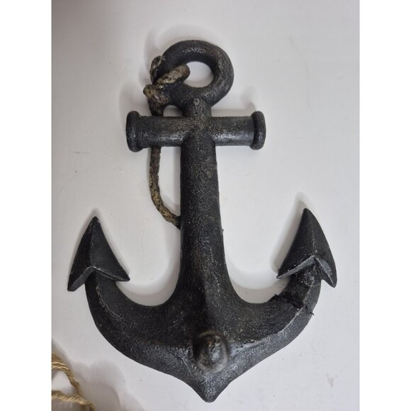 Vintage Trippie's Nautical  Anchors And Distressed Fish Resin - Picture 13 of 15